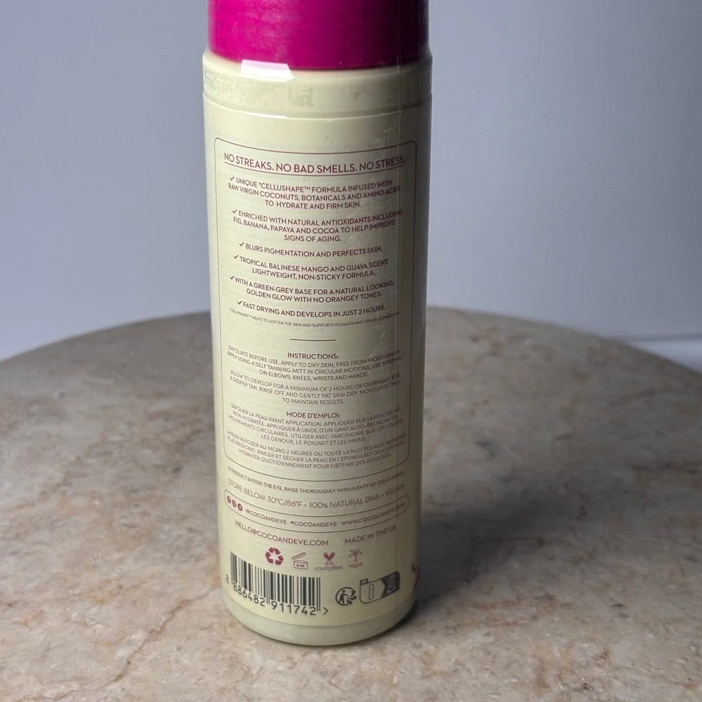 Damage Coco & Eve Sunny Honey Bronzing Foam 200ml Ultra Dark Bali Self Tanner